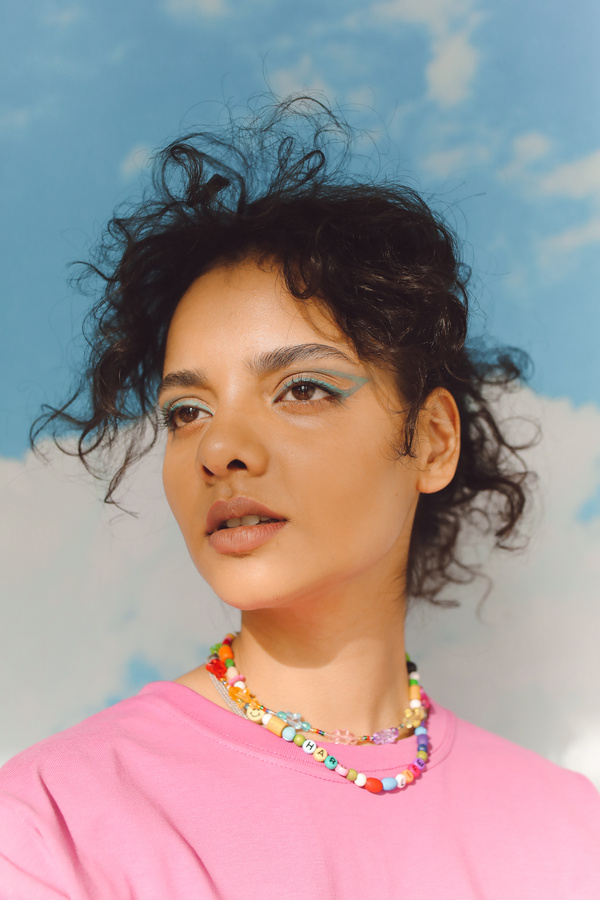 Face of Woman with Necklace